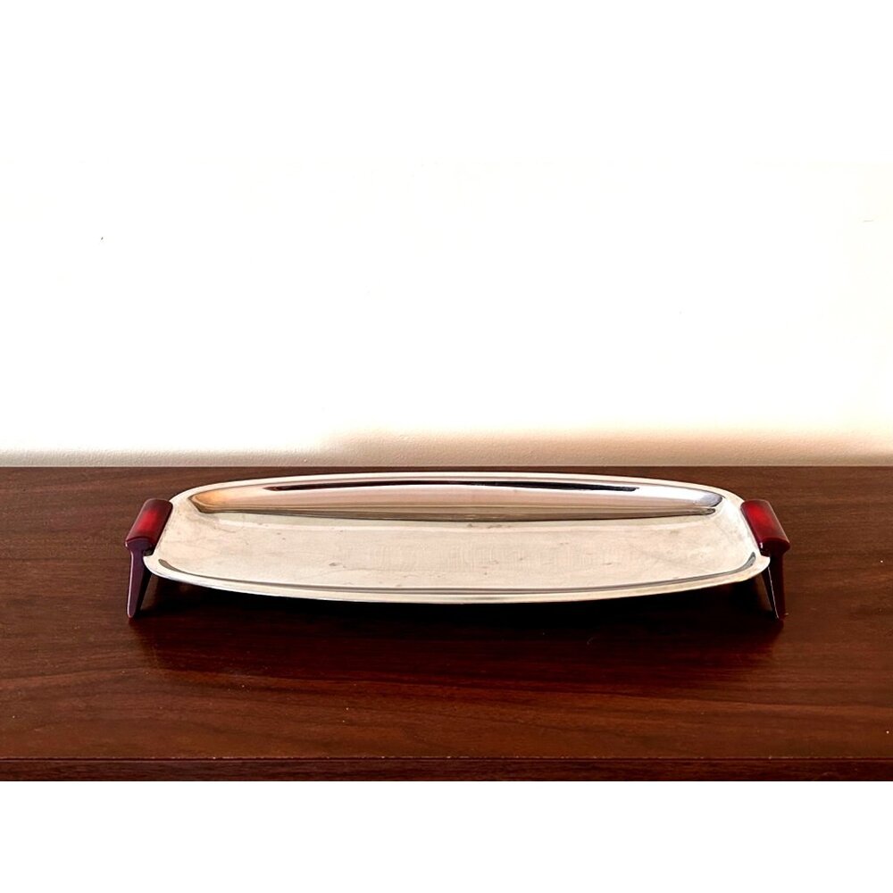 MCM Glo-Hill for Gourmates Chrome Tray,Red Bake-light